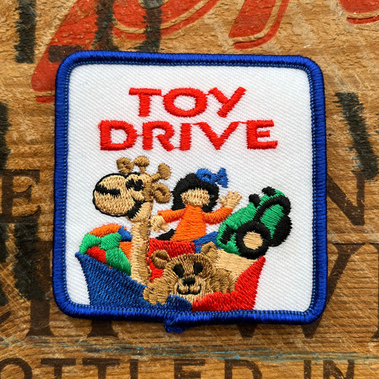 【USA vintage】Girl Scout Patch TOY DRIVE