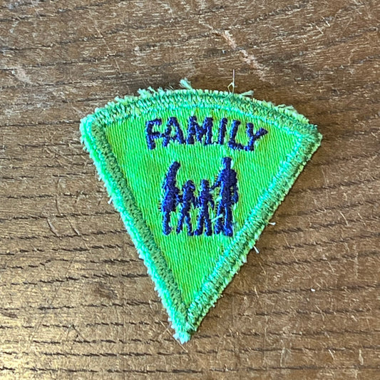 【USA vintage】FAMILY ワッペン ガールスカウト