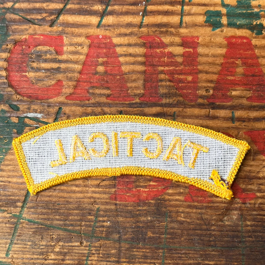 【USA vintage】ワッペン TACTICAL