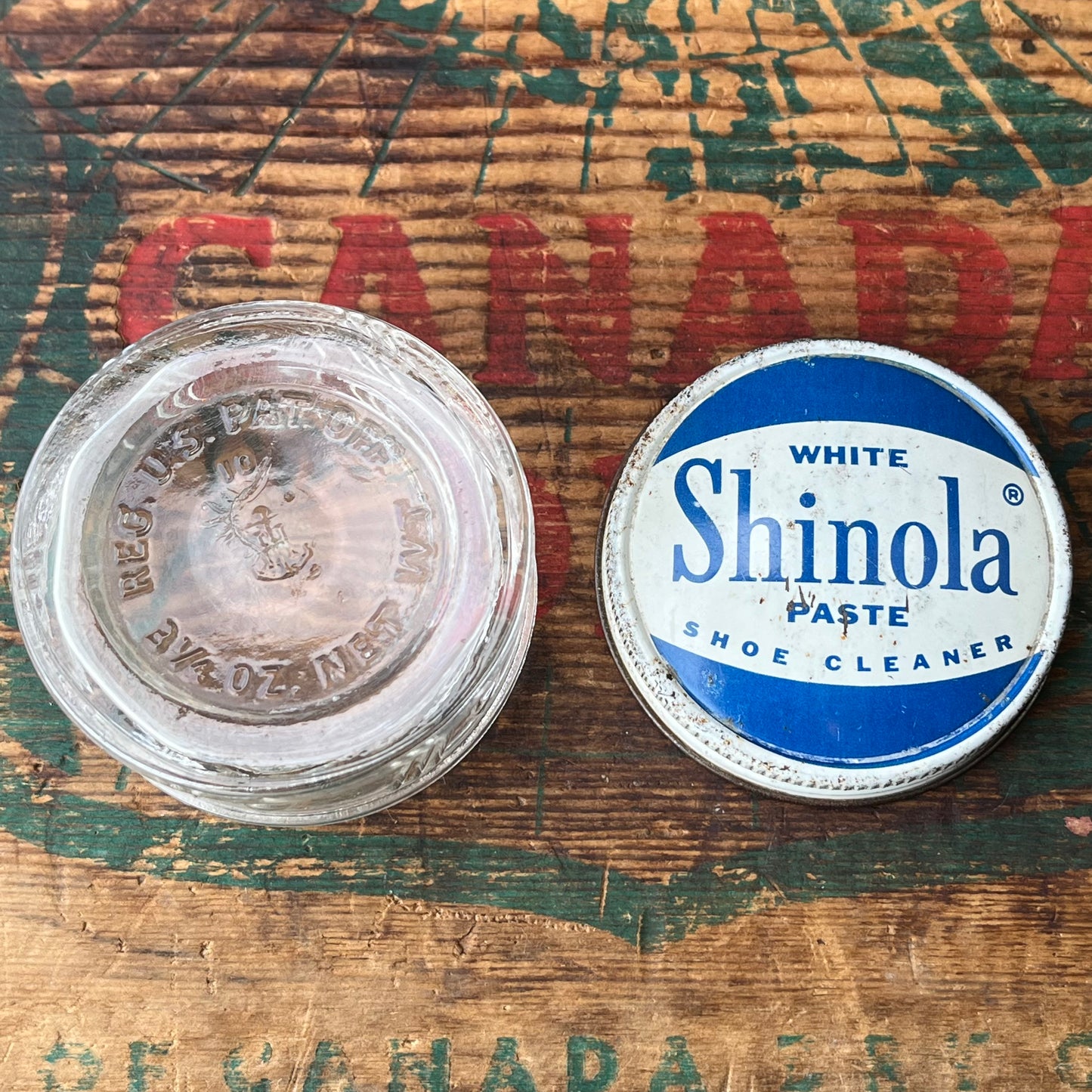 【USA vintage】Shinola shoe cleaner bottle