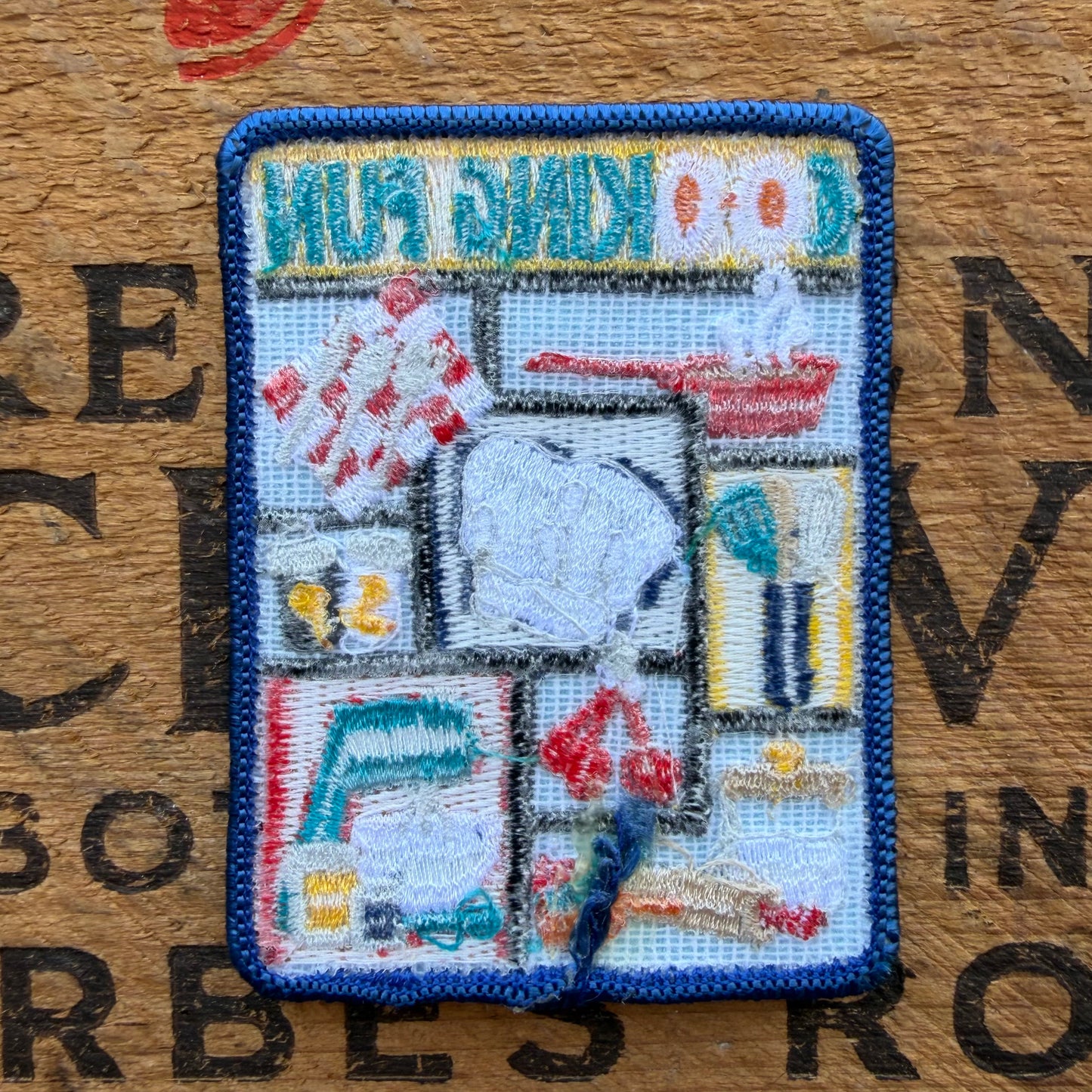【USA vintage】Girl Scout Patch COOKING FUN