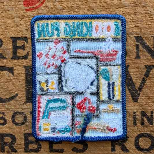 【USA vintage】Girl Scout Patch COOKING FUN
