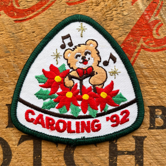 【USA vintage】Girl Scout Patch Caroling 92