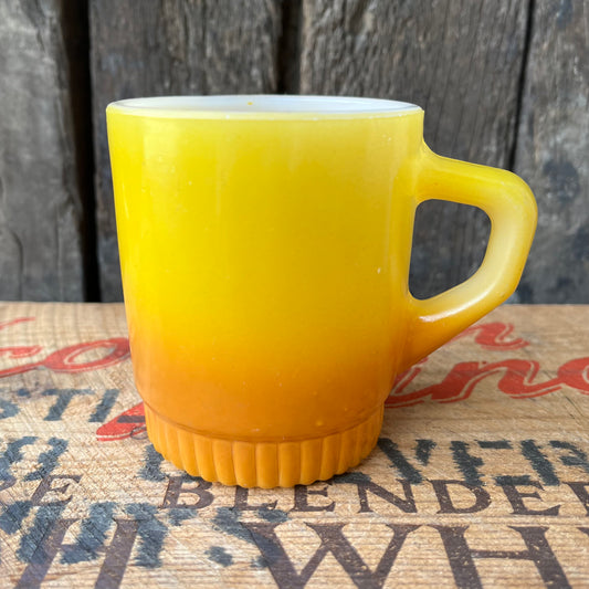 【1960-1976 USA vintage】Fire-King ribbedbottom Mugcup