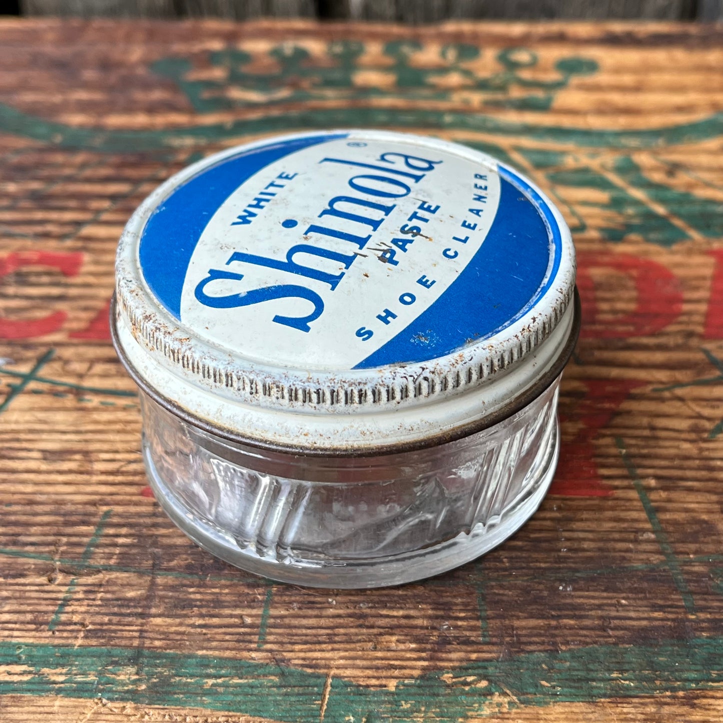 【USA vintage】Shinola shoe cleaner bottle
