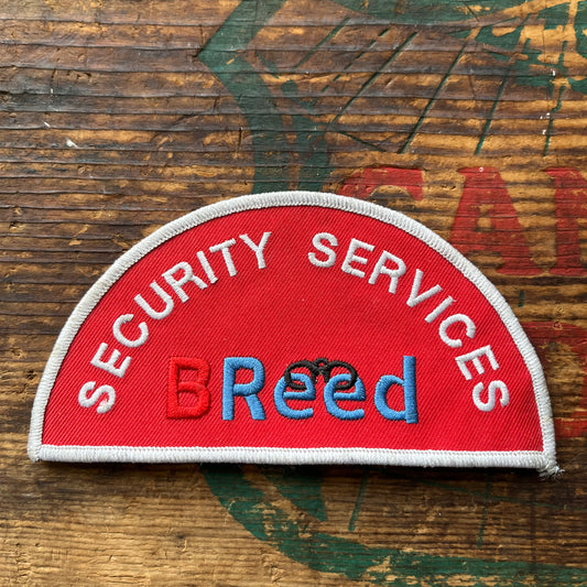 【USA vintage】SECURITY SERVICE B Reed
