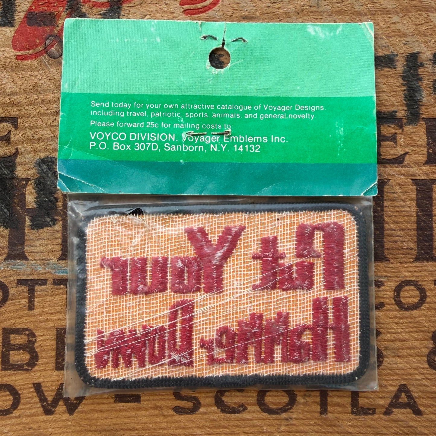 【USA vintage】Put Your Hammer Down Patch