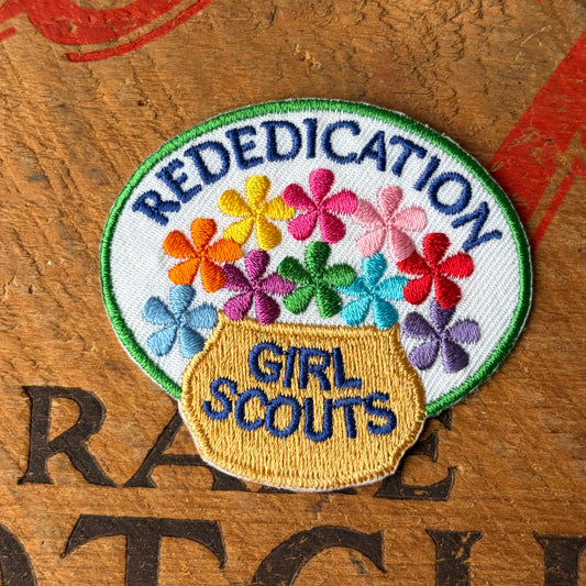 【USA vintage】Girl Scout Patch Rededication
