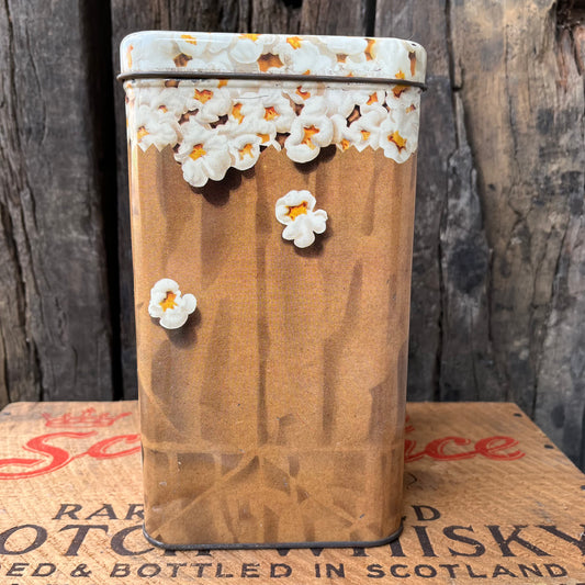 【USA vintage】Mickey Popcorn Tin Box 1997 Home Movie Theater Limited