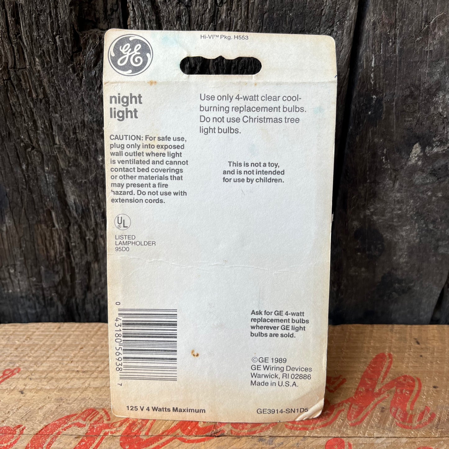 【USA vintage】1989 Snoopy Night Light