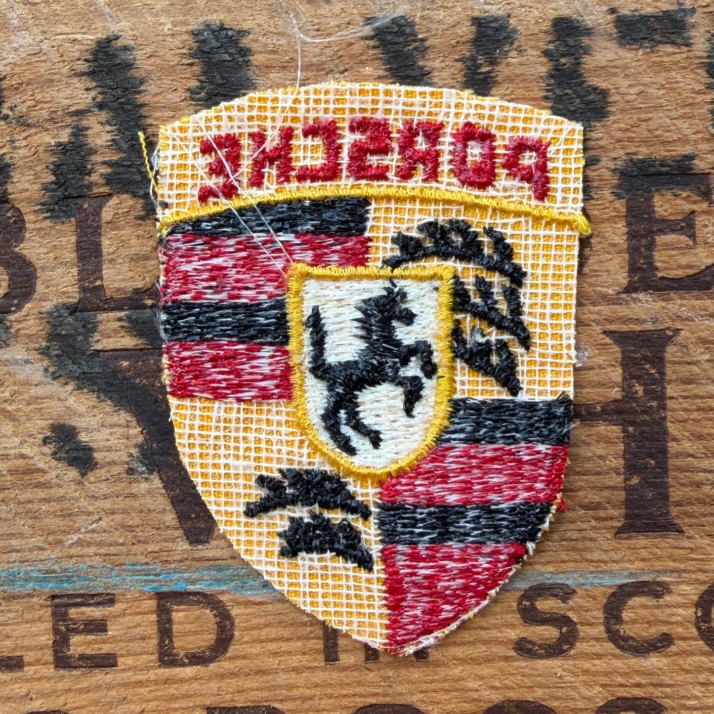 【USA vintage】PORSCHE Patch