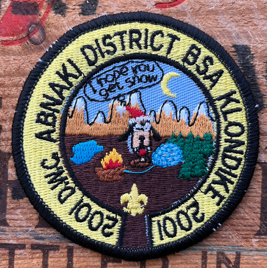 【USA vintage】Boy Scout Patch DWC ABNAKI