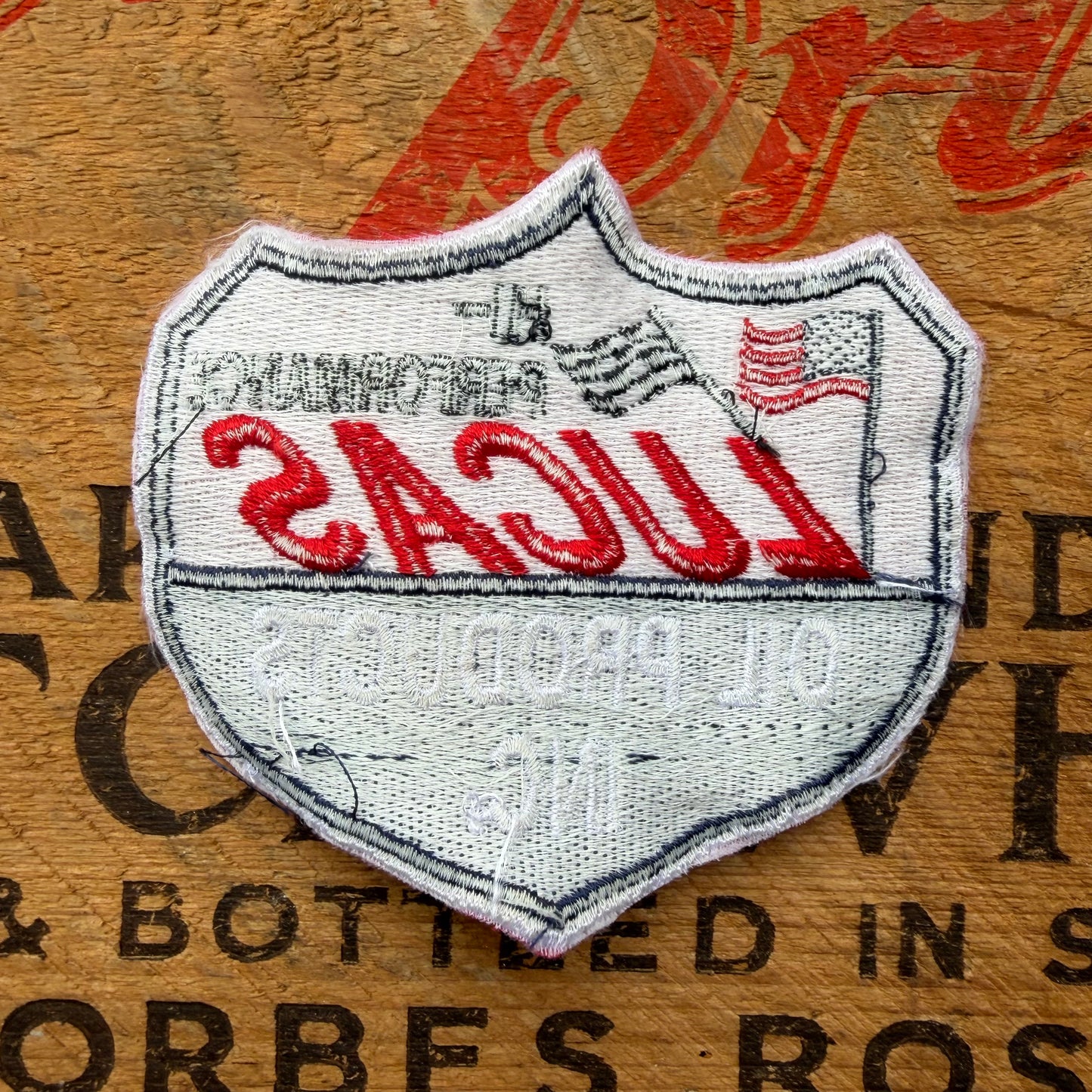 【USA vintage】LUCAS OIL PRODUCTS INC. Patch