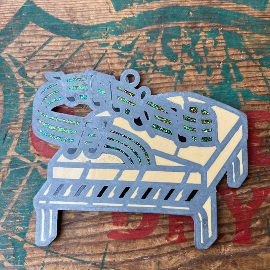 【USA vintage】stained glass PIANO