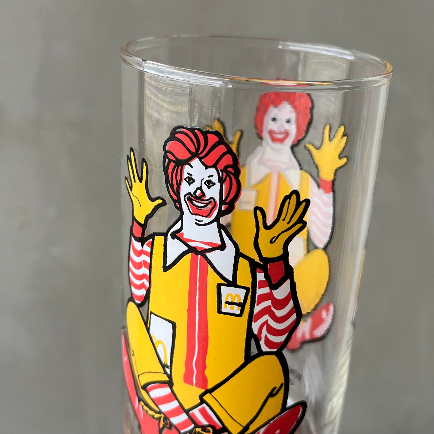 【USA vintage】70s Ronald McDonald Glass