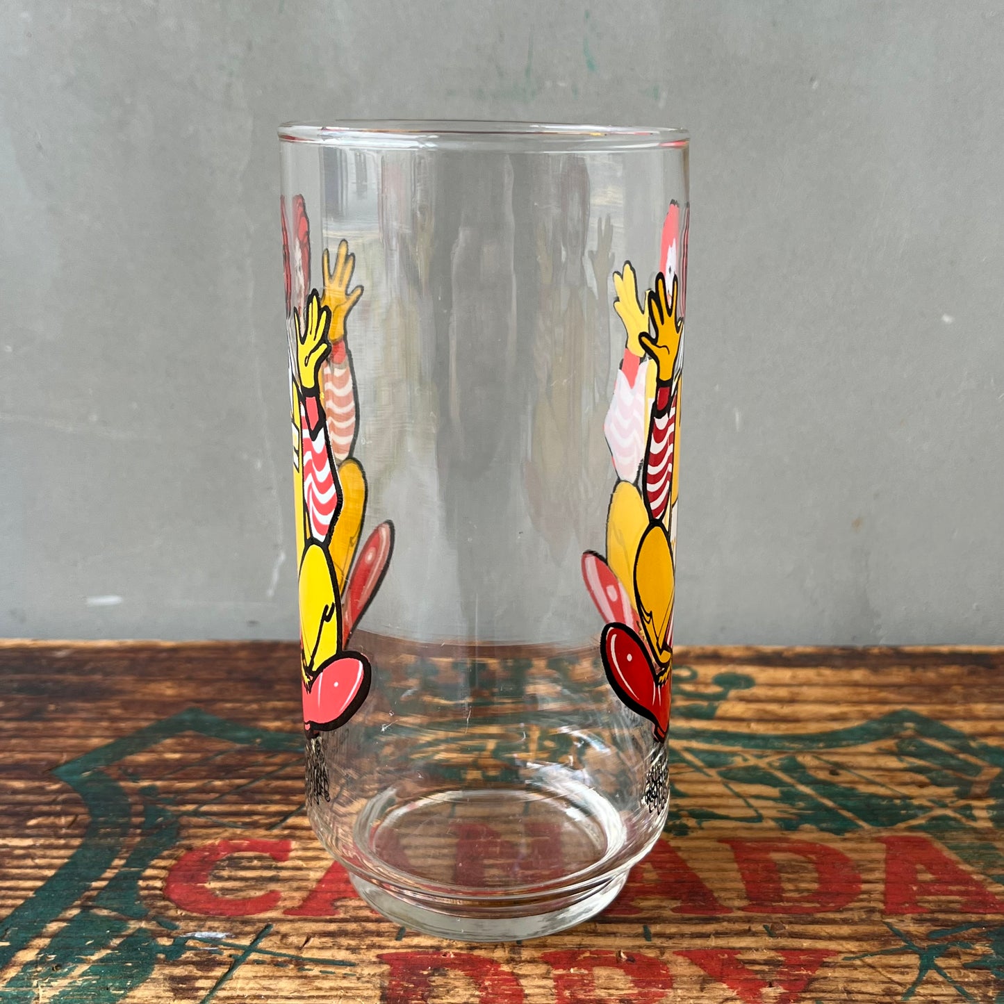 【USA vintage】70s Ronald McDonald Glass