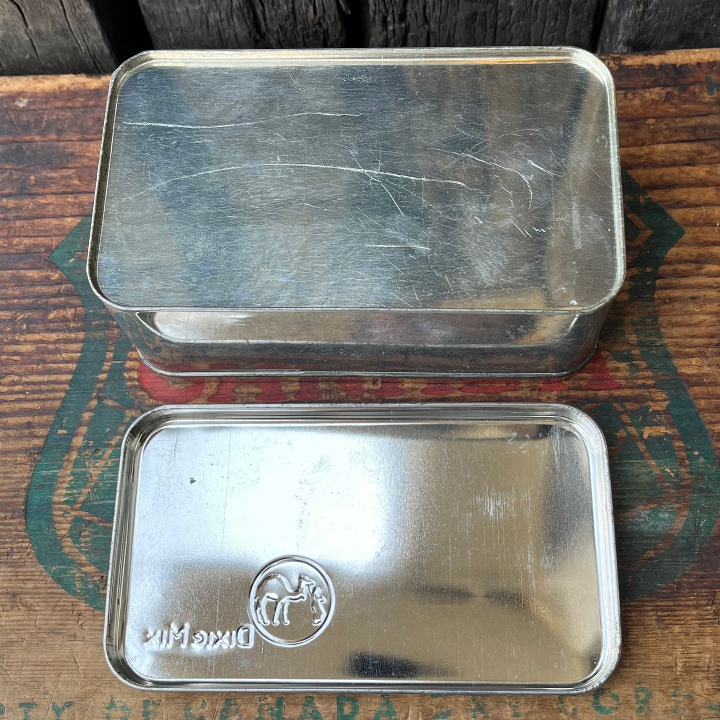 【USA vintage】CANCO DIXIE MIX Tin can