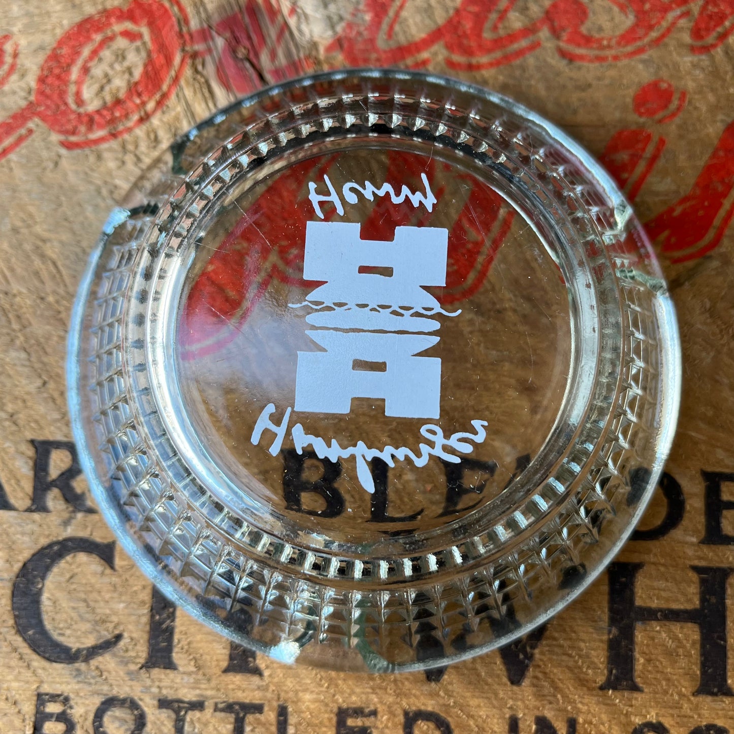 【USA vintage】60s Henry's Hamburgers Ashtray
