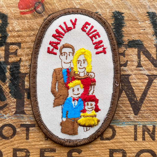 【USA vintage】Boy Girl Scout Patch FAMILY EVENT