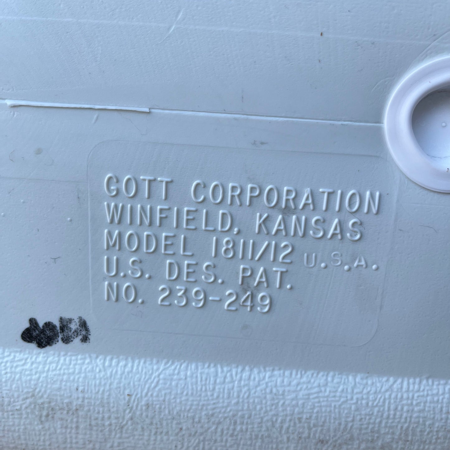【USA vintage】GOTT Snap-on Cooler Box