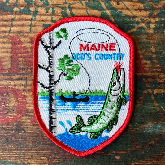 【USA vintage】MAINE GOD’S COUNTRY ワッペン