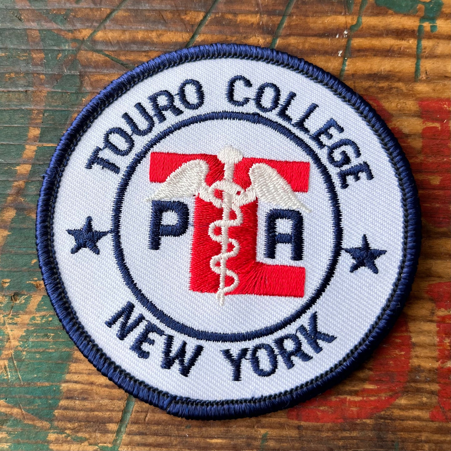 【USA vintage】ワッペン COLLEGE NEW YORK