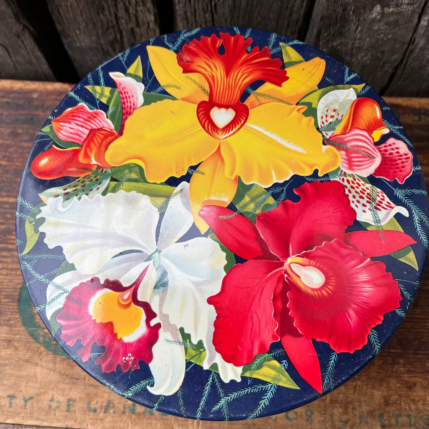 【50s England vintage】PEEK, FREAN & CO., LTD Biscuit Tin
