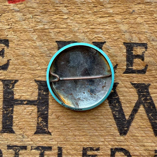 【USA vintage】Heifer International 缶バッジ