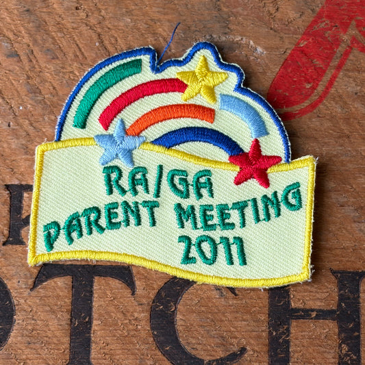 【USA vintage】Girl Scout Patch
RA/GA Parent Meeting