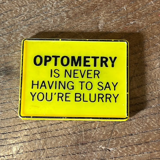 【USA vintage】Advertising Magnet OPTOMETRY