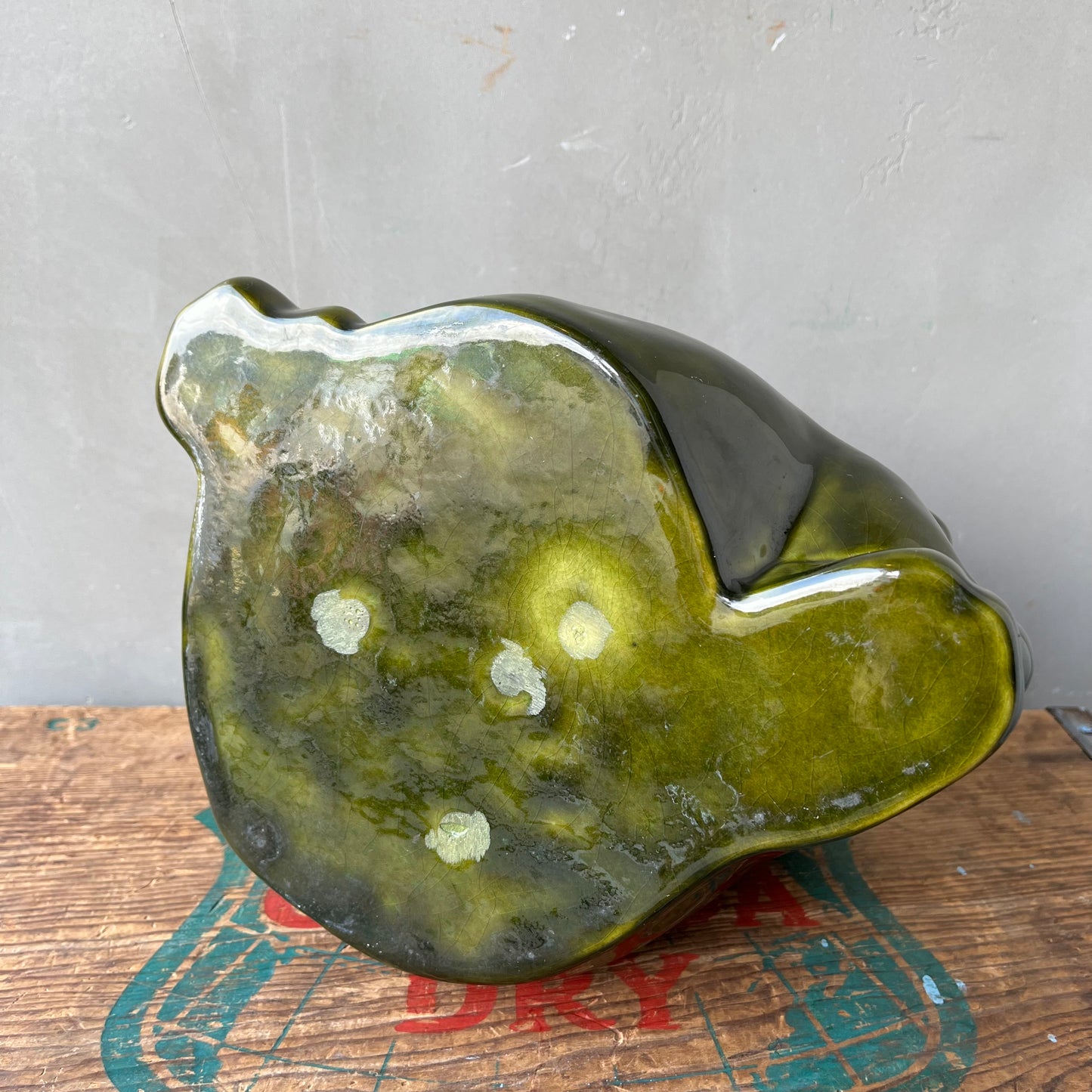 【USA vintage】Frog Cookie Jar