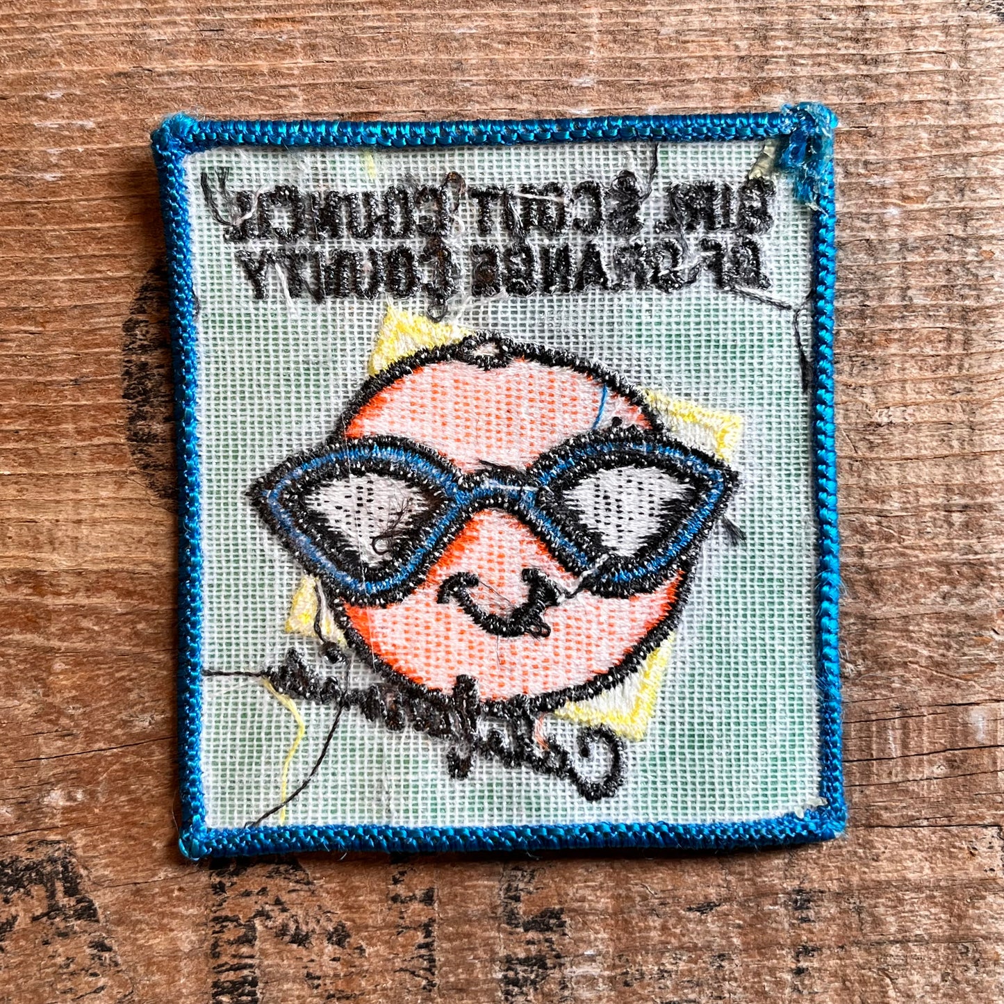 【USA vintage】ワッペン GIRL SCOUT COUNCIL OF ORANGE COUNTY ガールスカウト