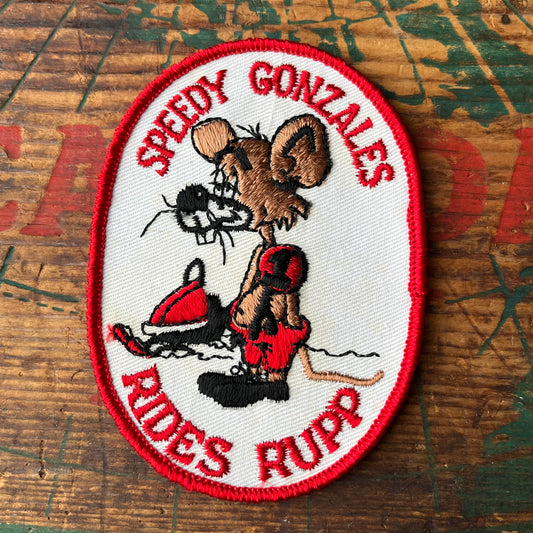 【USA vintage】 ワッペン SPEEDY GONZALES
RIDES SPRINT レッド