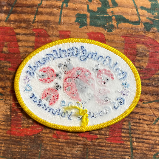 【USA vintage】ワッペン Get Going Girlfriends Cookie Volunteer ガールスカウト