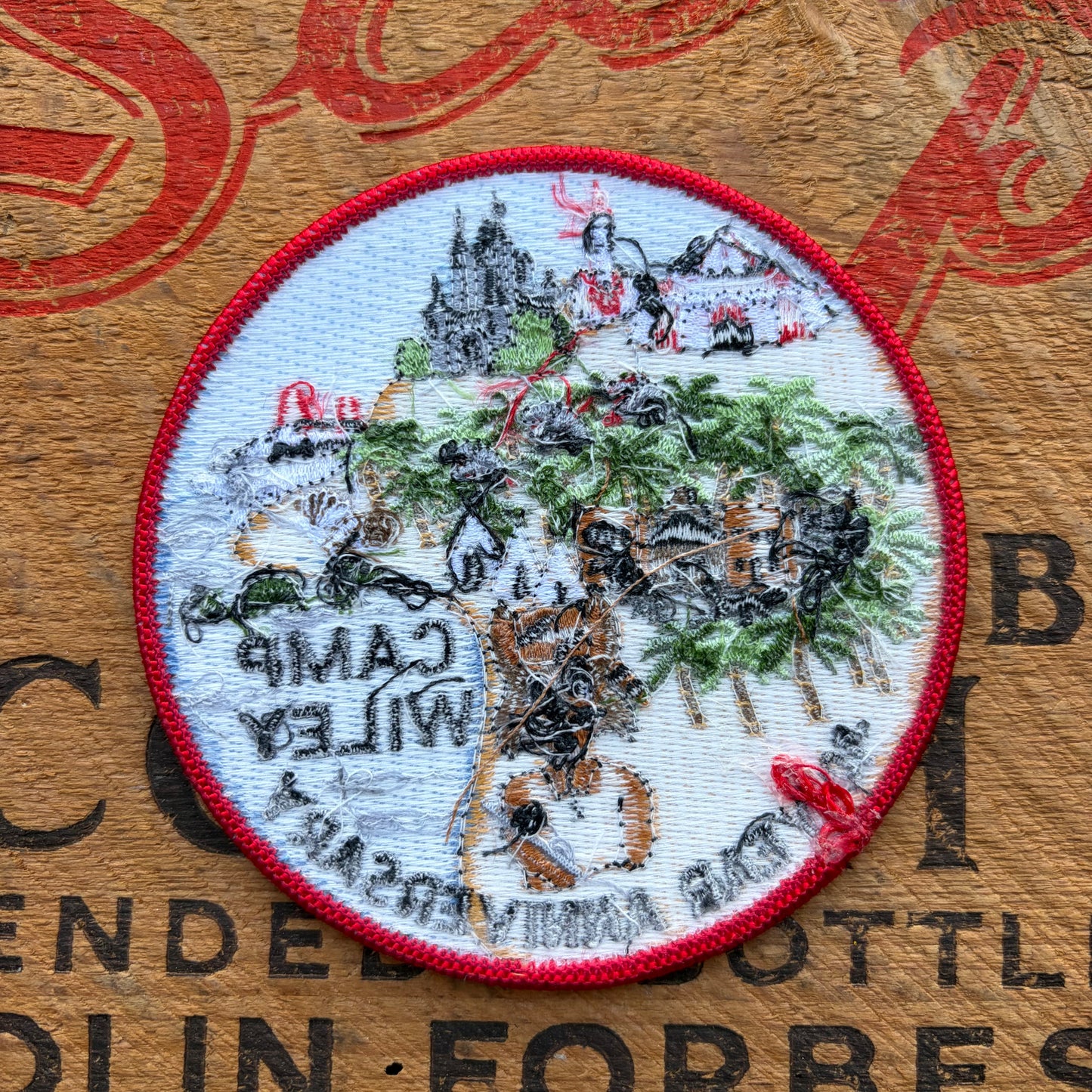 【USA vintage】Girl Scout Patch Camp Wiley