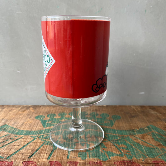 【USA vintage】TABASCO Glass