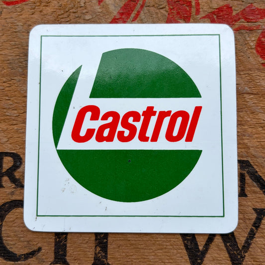 【vintage】 CASTROL カストロール ステッカー 当時物