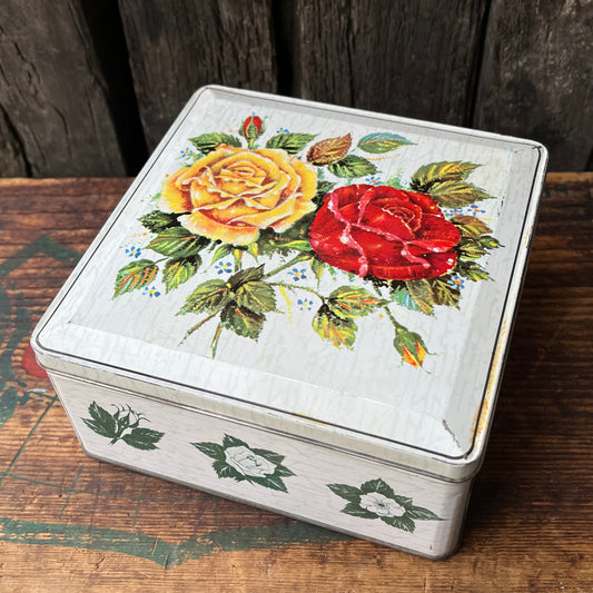【USA vintage】Biscuit Tin Can