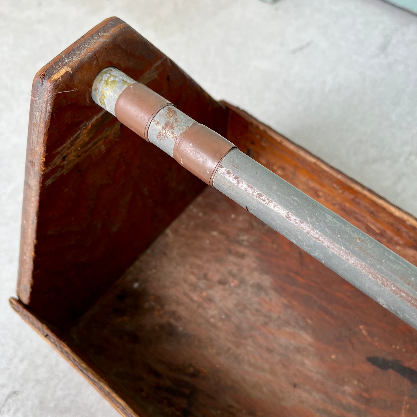 【USA vintage】Wooden Toolbox