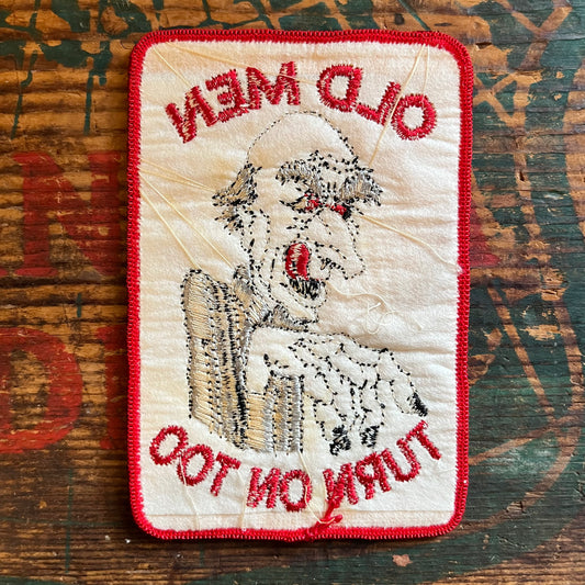 【USA vintage】ワッペン OLD MEN TURN ON TOO