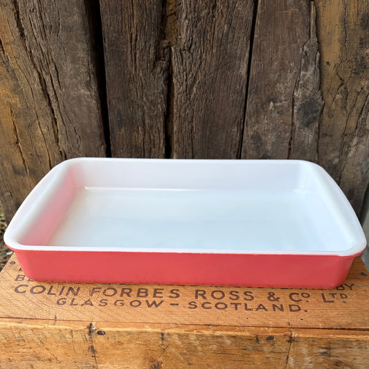 【USA vintage】PYREX Casserole pink flamingo