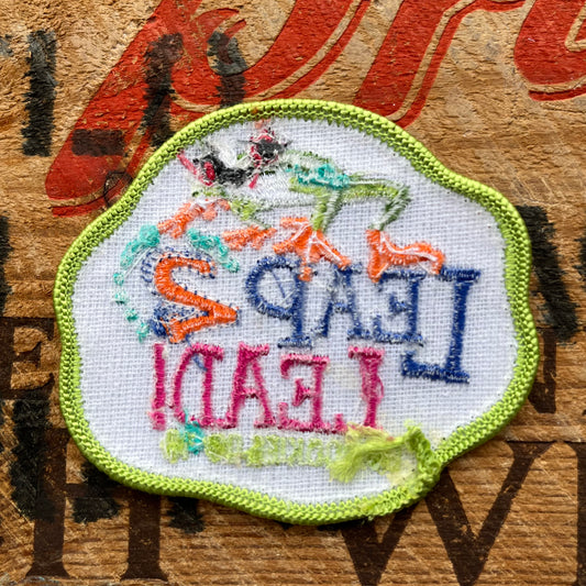 【USA vintage】Girl Scout Patch Leap Lead