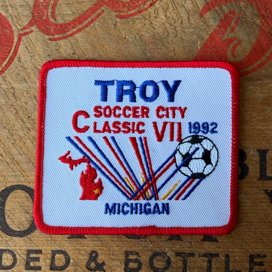 【USA vintage】Troy Soccer City Classic VII Patch