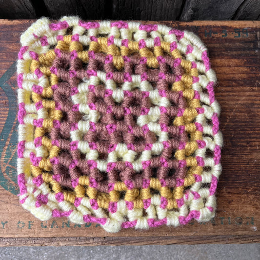 【USA vintage】Wiggly Crochet 鍋敷き ③