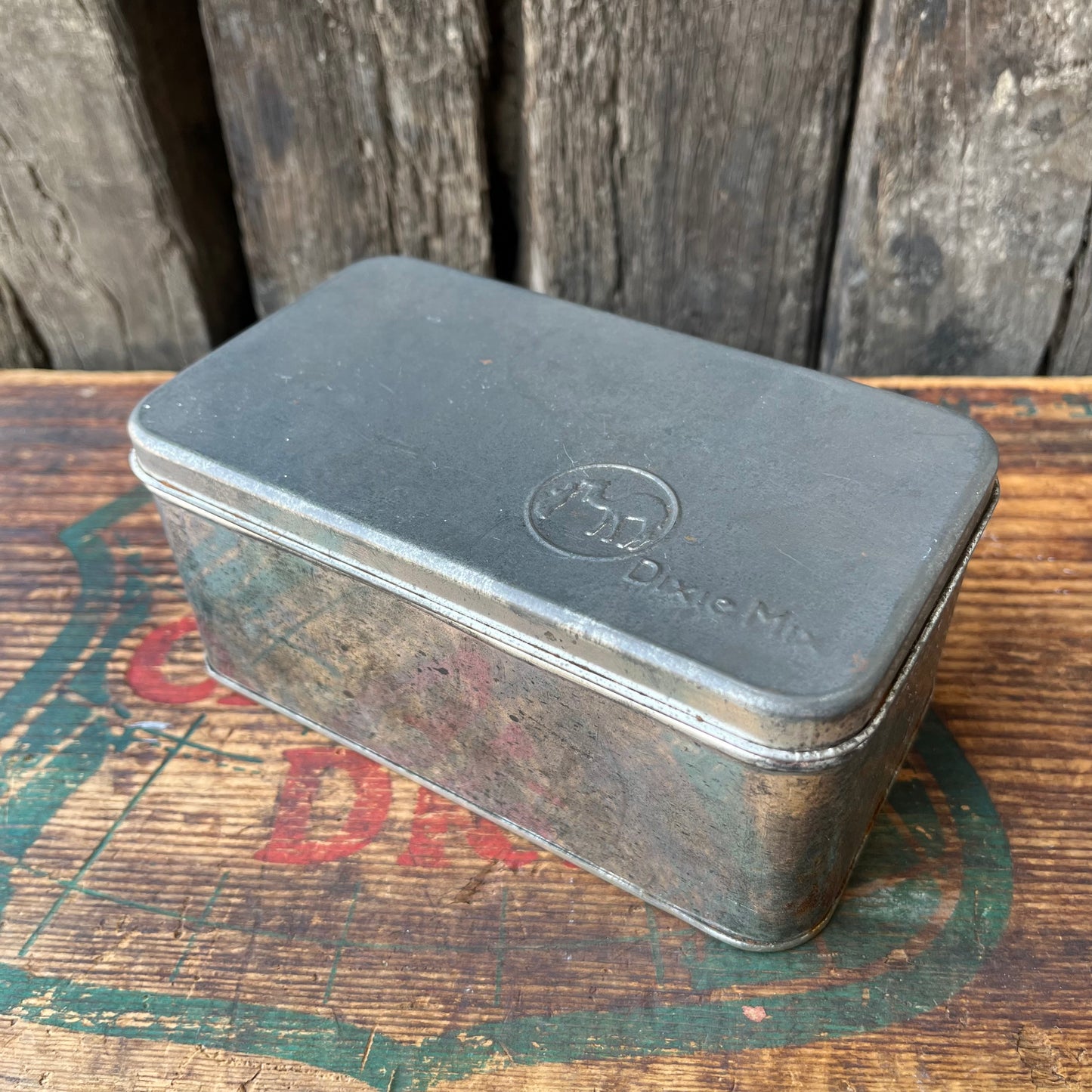 【USA vintage】CANCO DIXIE MIX Tin can