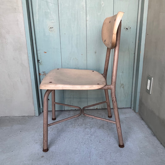 【USA vintage】60-70’s School Chair Ivory