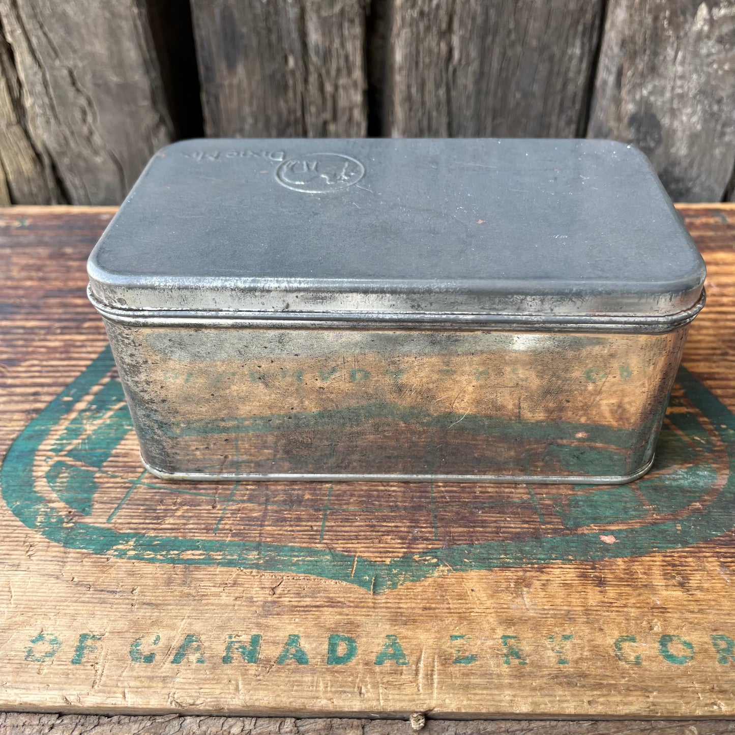 【USA vintage】CANCO DIXIE MIX Tin can
