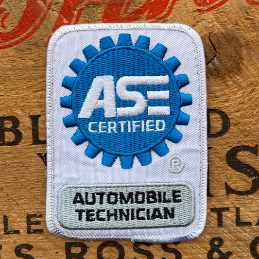 【USA vintage】ASE Certified Patch