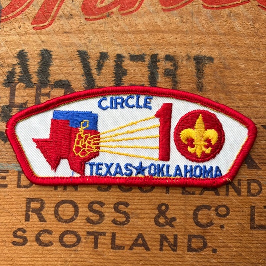【USA vintage】Boy Scout Texas Oklahoma Patch