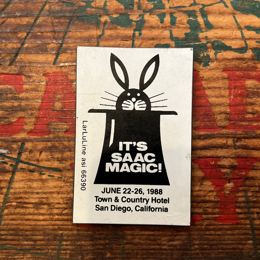 【USA vintage】Magnet Plate It’s SAAC MAGIC!